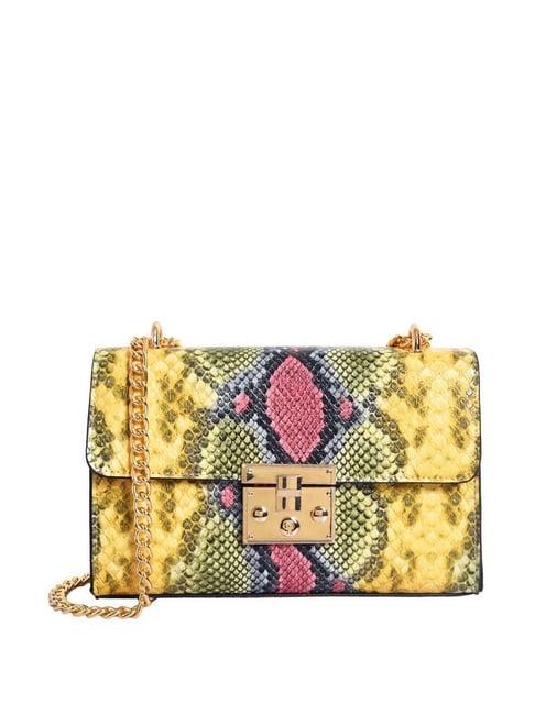 lino-perros-yellow-textured-medium-sling-handbag