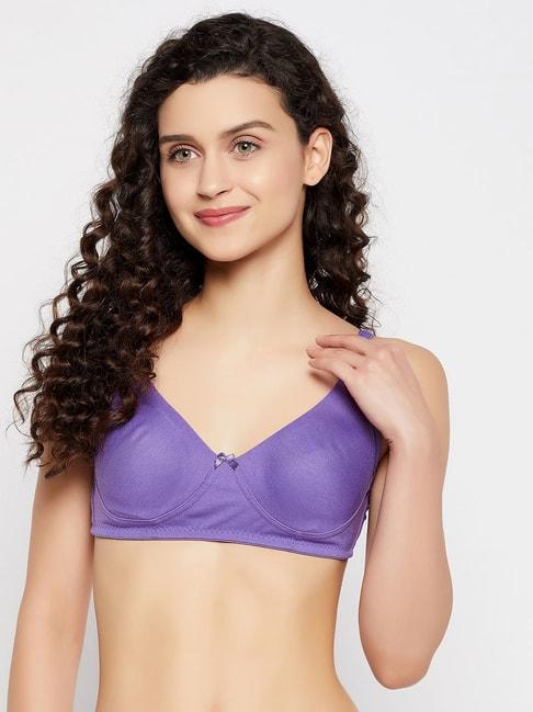 clovia-purple-cotton-full-coverage-t-shirt-bra