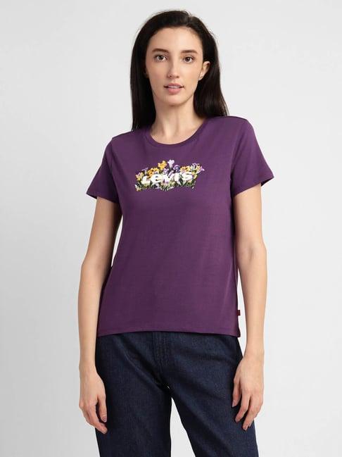 levi's-purple-cotton-logo-print-t-shirt
