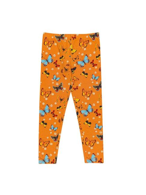 h-by-hamleys-girls-orange-printed-leggings