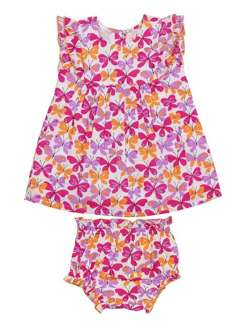 h-by-hamleys-infants-unisex-pink-printed-dress-with-bloomer