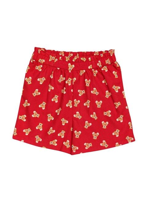 h-by-hamleys-infants-girls-red-printed-shorts