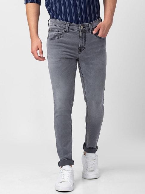 spykar-light-grey-cotton-super-slim-fit-jeans