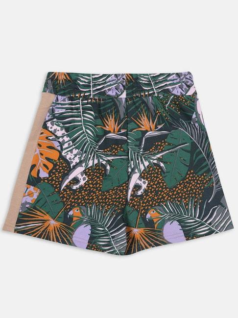 puma-kids-t7-vacay-queen-multicolor-cotton-floral-print-shorts