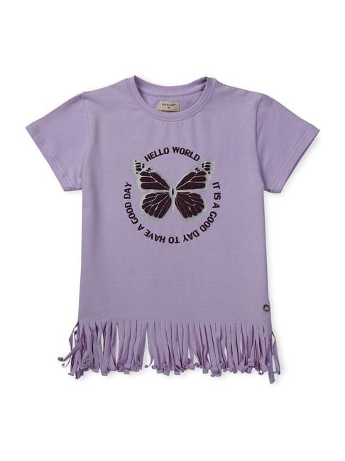 gini-&-jony-kids-purple-&-black-cotton-printed-top