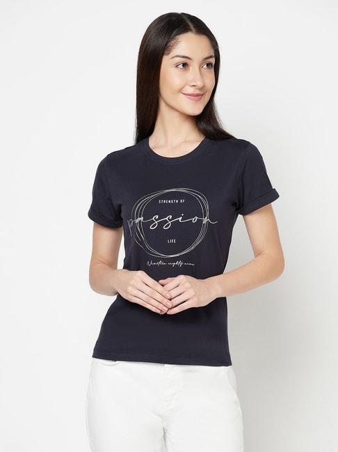 cantabil-navy-printed-t-shirt
