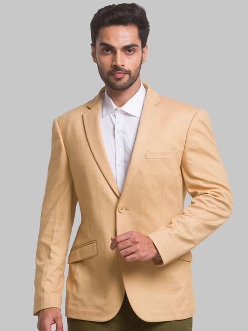 park-avenue-beige-regular-fit-blazer