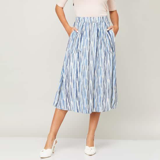 van-heusen-women-abstract-print-a-line-skirt