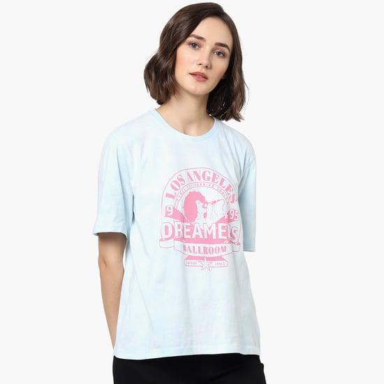 only-women-printed-round-neck-t-shirt