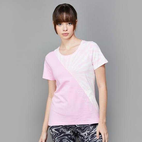 kappa-women-colourblocked-sports-t-shirt