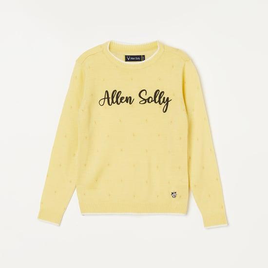 allen-solly-girls-typographic-printed-round-neck-sweater