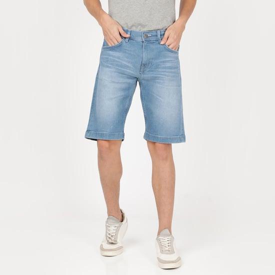 lee-men-solid-denim-casual-shorts