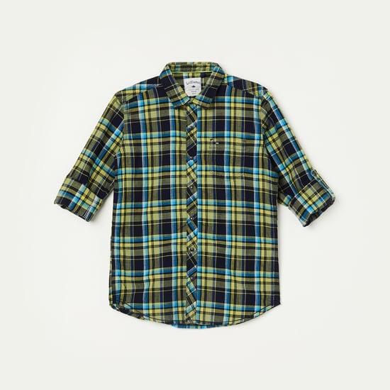 lee-cooper-juniors-boys-checked-full-sleeves-casual-shirt