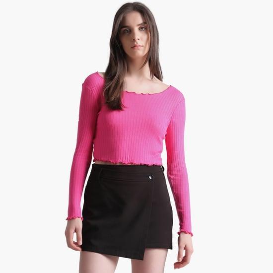only-women-knit-t-shirt-with-lettuce-edge
