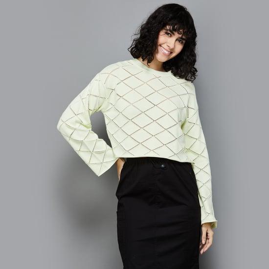 only-women-pointelle-knit-sweater