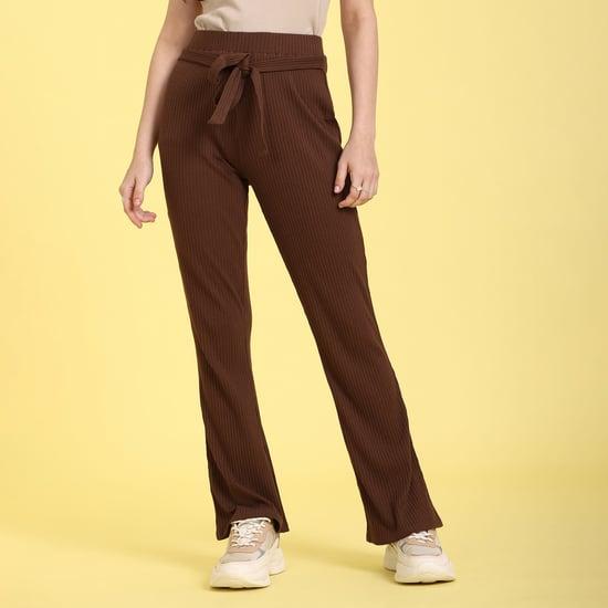 flying-machine-women-high-waist-ribbed-knitted-trousers