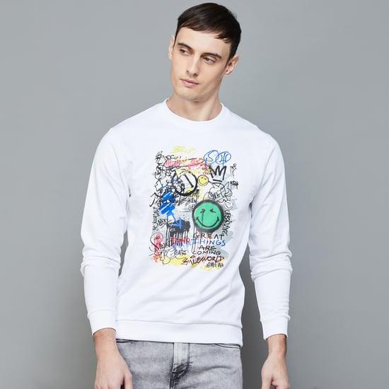 smileyworld-men-graphic-print-sweatshirt