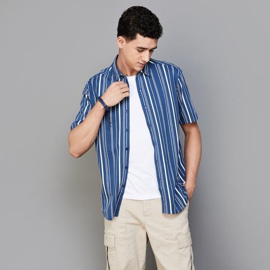 denimize-men-striped-regular-fit-casual-shirt