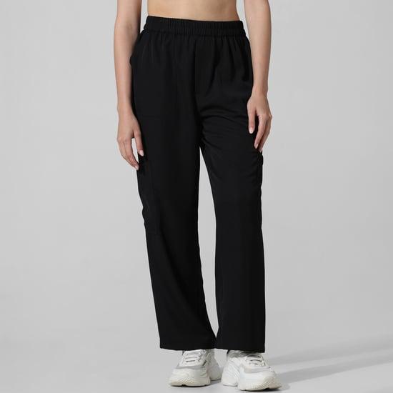 only-women-solid-straight-leg-trousers