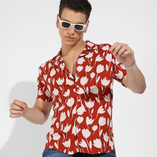 campus-sutra-men-botanical-printed-regular-fit-casual-shirt