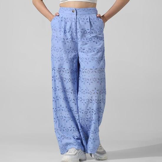 only-women-schiffli-embroidered-wide-leg-trousers