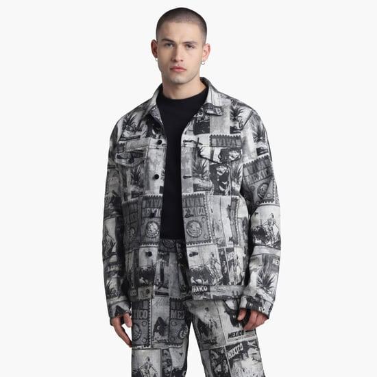 jack-&-jones-men-printed-denim-jacket
