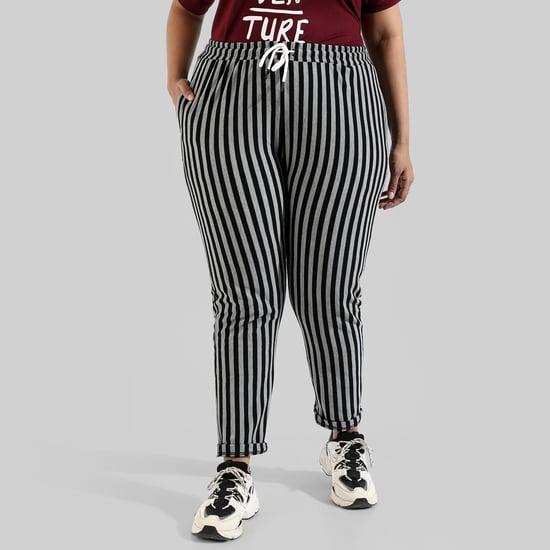 instafab-plus-women-striped-track-pants
