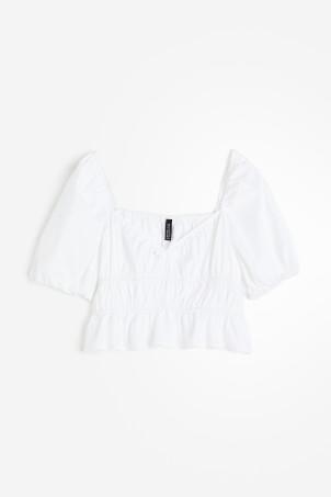 gathered-cotton-blouse