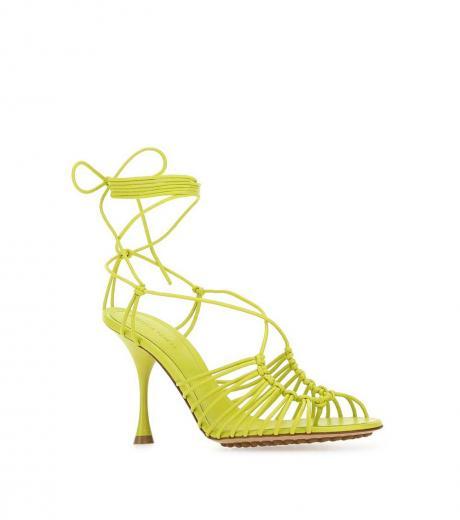 lemon-dot-leather-heels