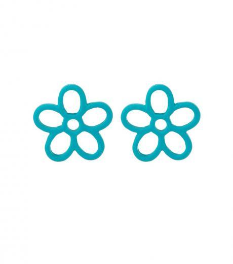 turquoise-daisy-earrings