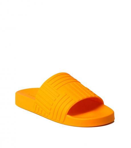 orange-slip-on-slides