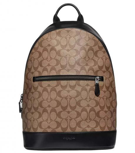 khaki-west-slim-large-backpack