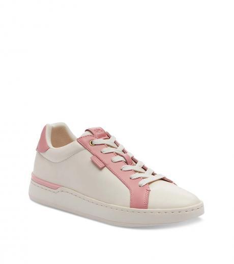 white-pink-lace-up-sneakers