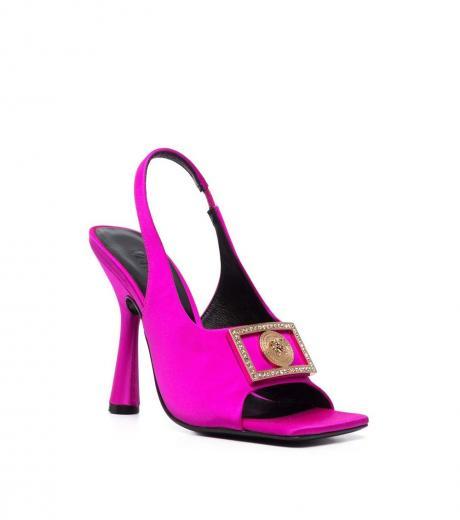 fuchsia-square-peep-toe-heels