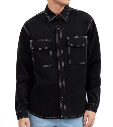 black-twill-overshirt