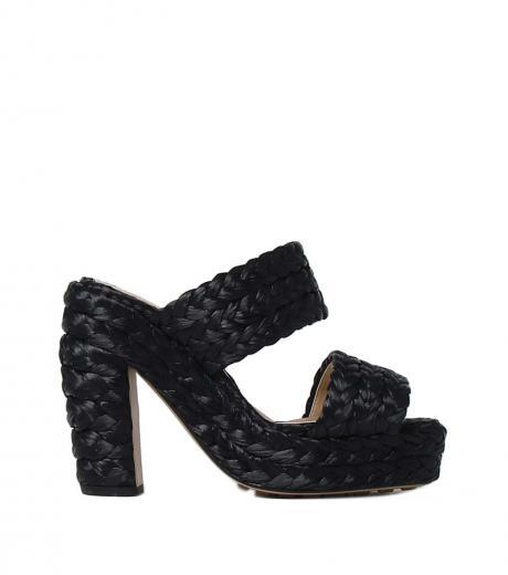 black-woven-slip-on-heels