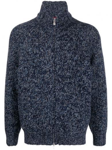 blue-cashmere-and-wool-highneck-zipped-cardigan