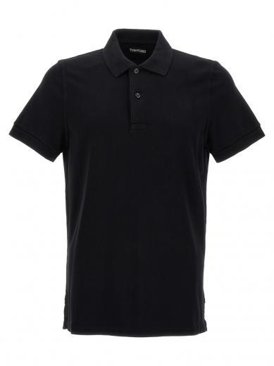 black-logo-embroidery-polo-shirt