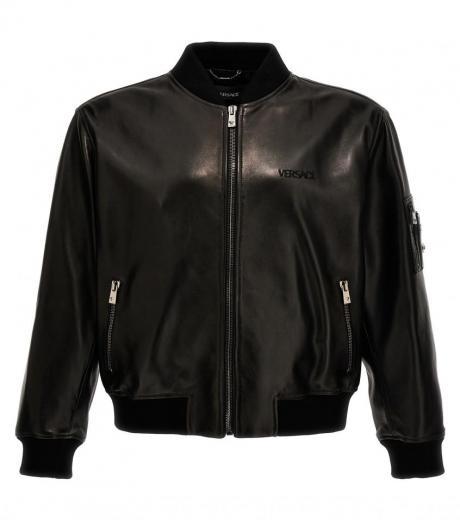 black-leather-bomber-jacket