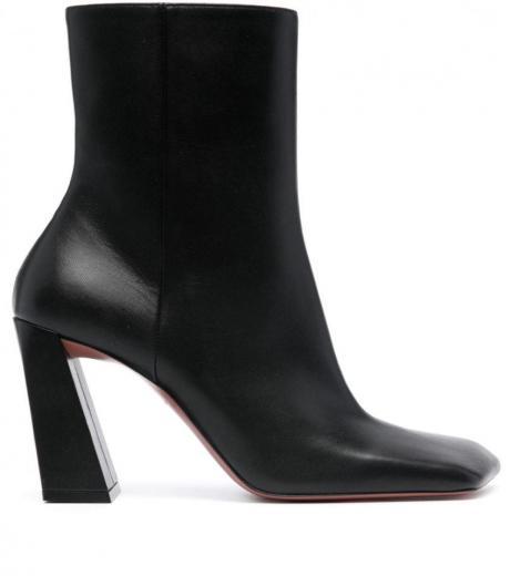 black-leather-ankle-boots