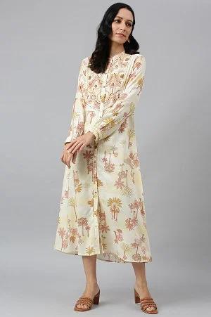 ecru-embroidered-a-line-shirt-dress