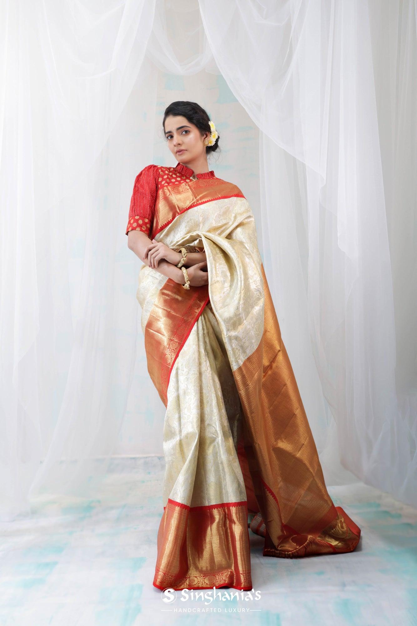beige-kanjivaram-silk-saree-with-floral-jaal-weaving