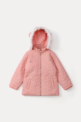 solid-polyester-hood-girls-jacket---blush