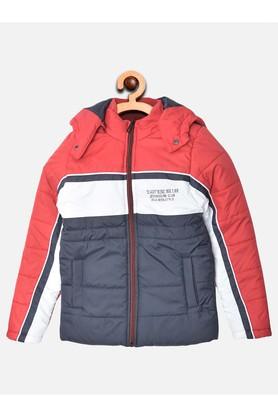 color-block-polyester-detatchable-hood-boys-jacket---navy