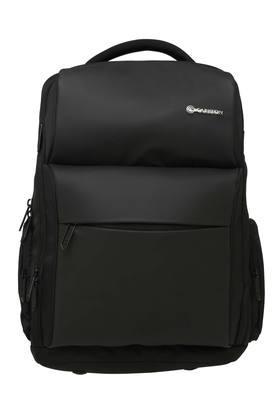 unisex-zip-closure-laptop-backpack---black