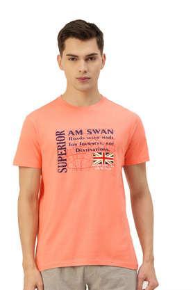 printed-cotton-regular-fit-men's-t-shirt---peach