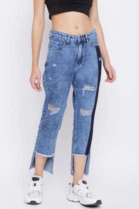 high-rise-denim-regular-fit-women's-jeans---blue