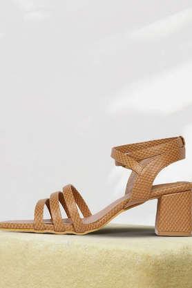 synthetic-buckle-women's-party-wear-sandals---mustard