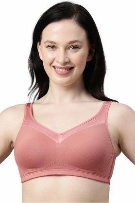 non-wired-fixed-strap-non-padded-women's-every-day-bra---coral-rose
