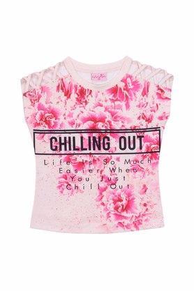 girls-cotton-knit-floral-printed-peach-t-shirt---peach